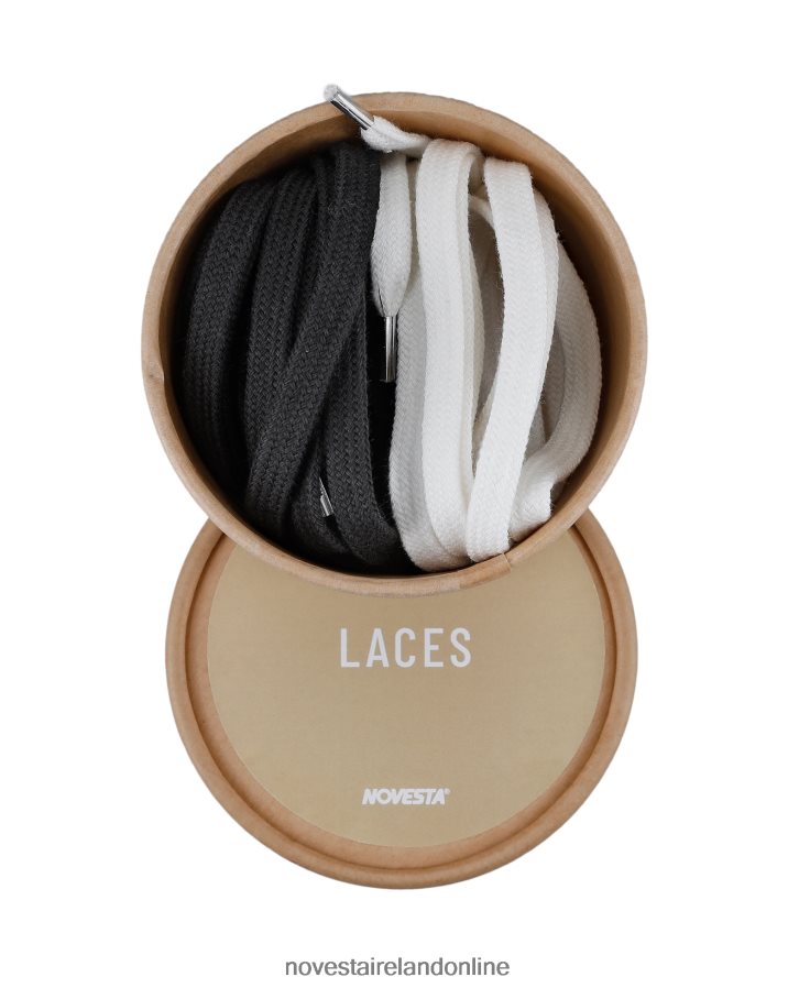 Novesta Cotton Shoelaces 10 White/60 Black RF0PJF314 Accessories