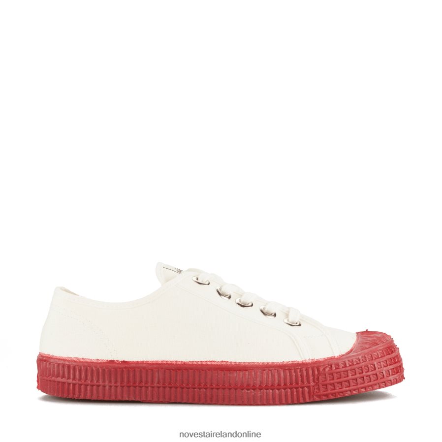 Novesta S.M.10 White/314 Red RF0PJF208 Vegan Shoes