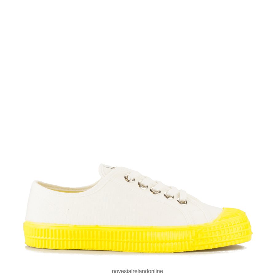 Novesta S.M.10 White/823 Yellow RF0PJF207 Vegan Shoes
