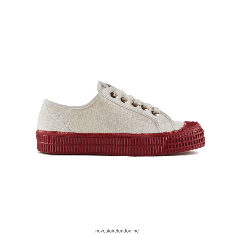 Novesta S.M.Kid 10 White/314 Red RF0PJF272 Vegan Shoes