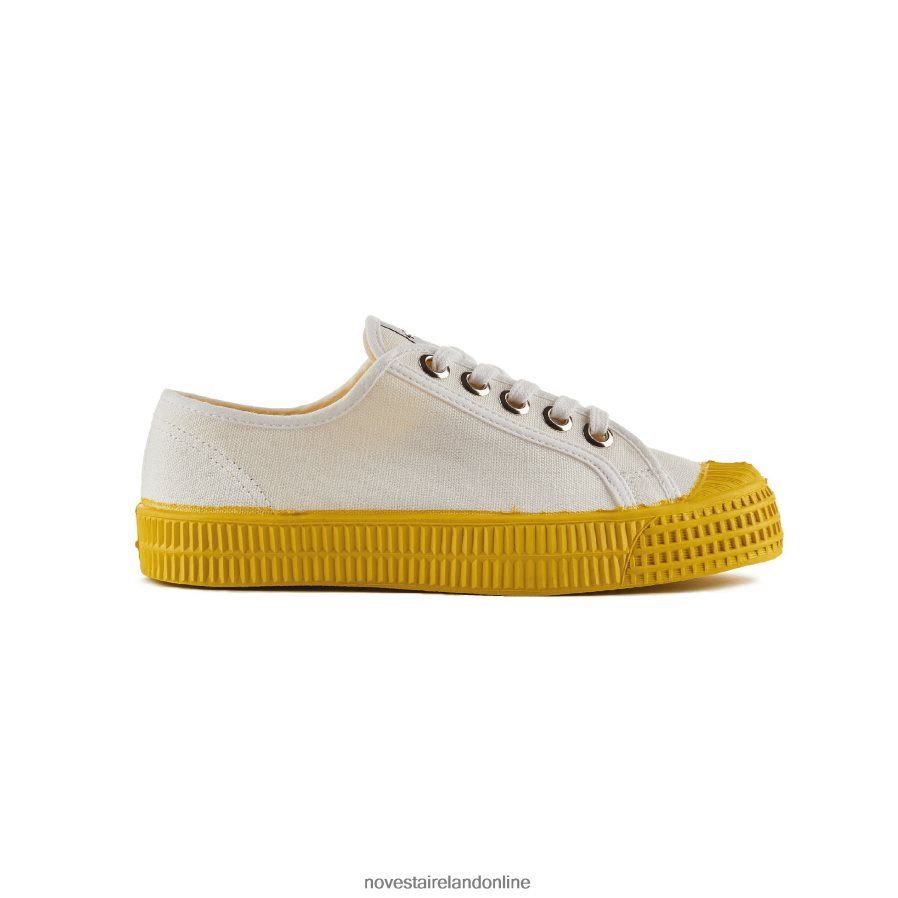 Novesta S.M.Kid 10 White/823 Yellow RF0PJF269 Vegan Shoes