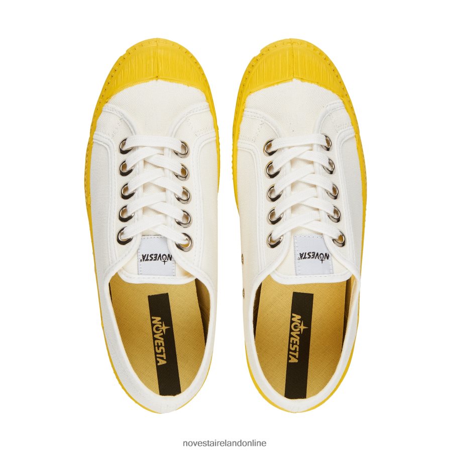 Novesta S.M.Kid 10 White/823 Yellow RF0PJF269 Vegan Shoes