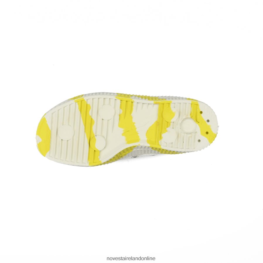 Novesta S.M.Kid Vel.Duo 10 Wht/823 Ylw RF0PJF232 Vegan Shoes