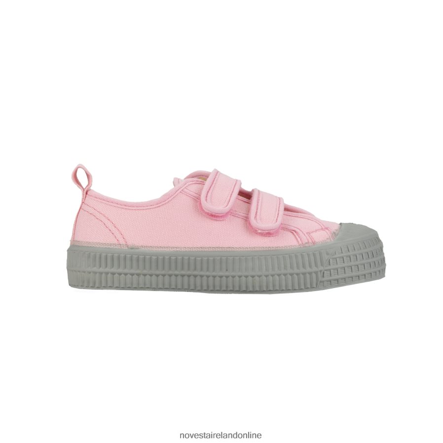 Novesta S.M.Kid Velcro 03 Rzn/212 Gry RF0PJF294 Vegan Shoes