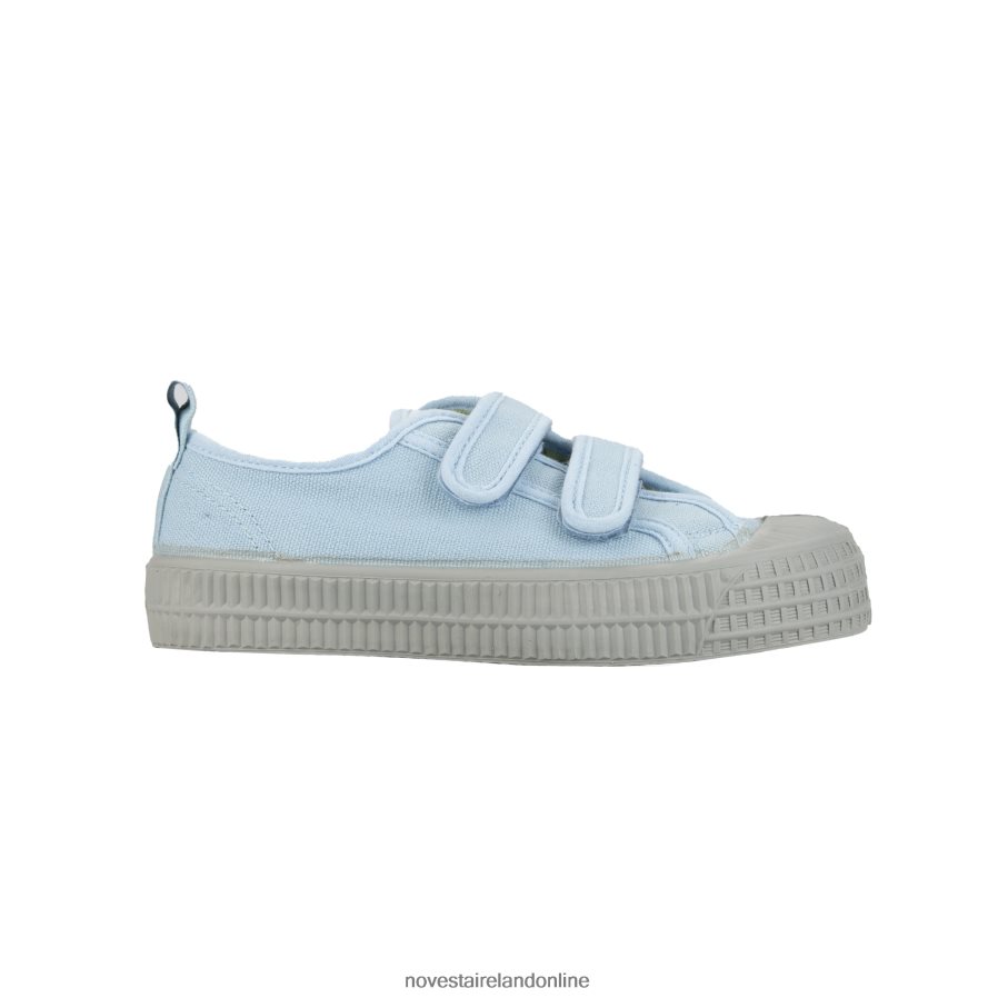 Novesta S.M.Kid Velcro 09 S.Pm/212 Gry RF0PJF293 Vegan Shoes