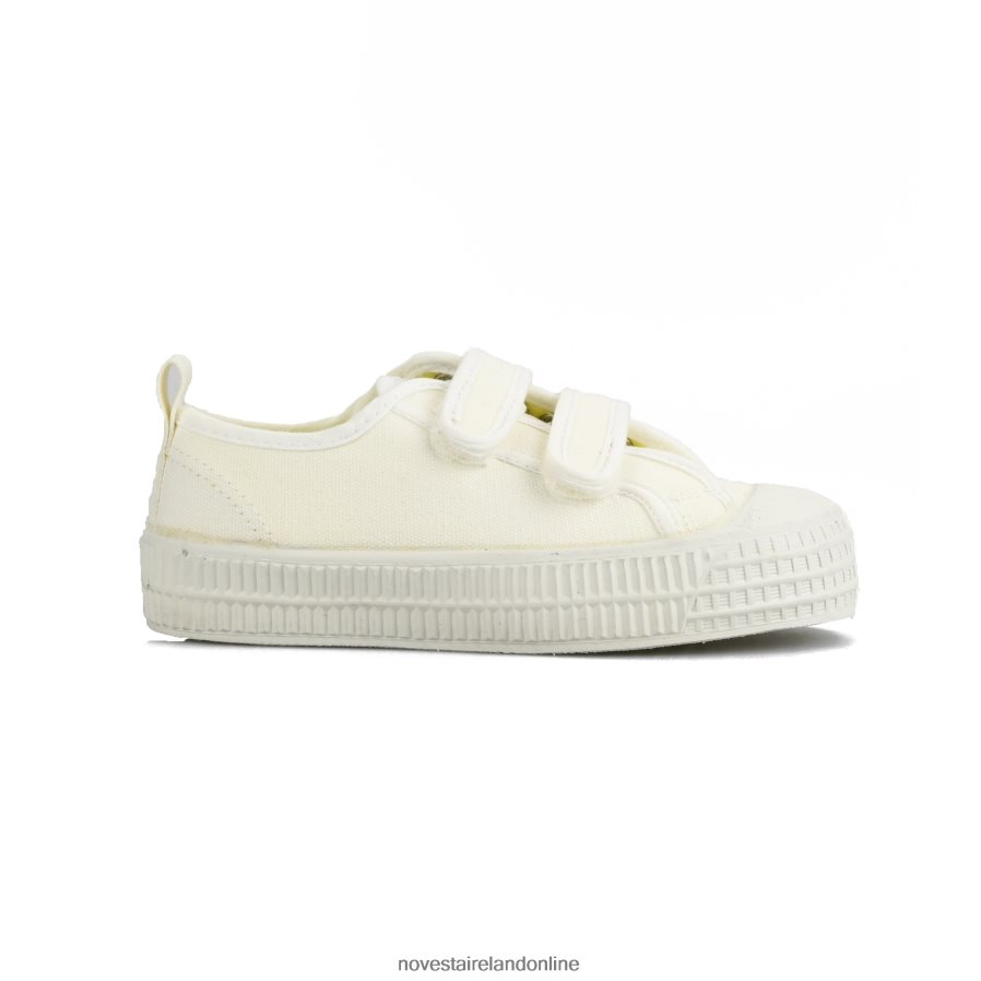 Novesta S.M.Kid Velcro 10 White RF0PJF290 Vegan Shoes