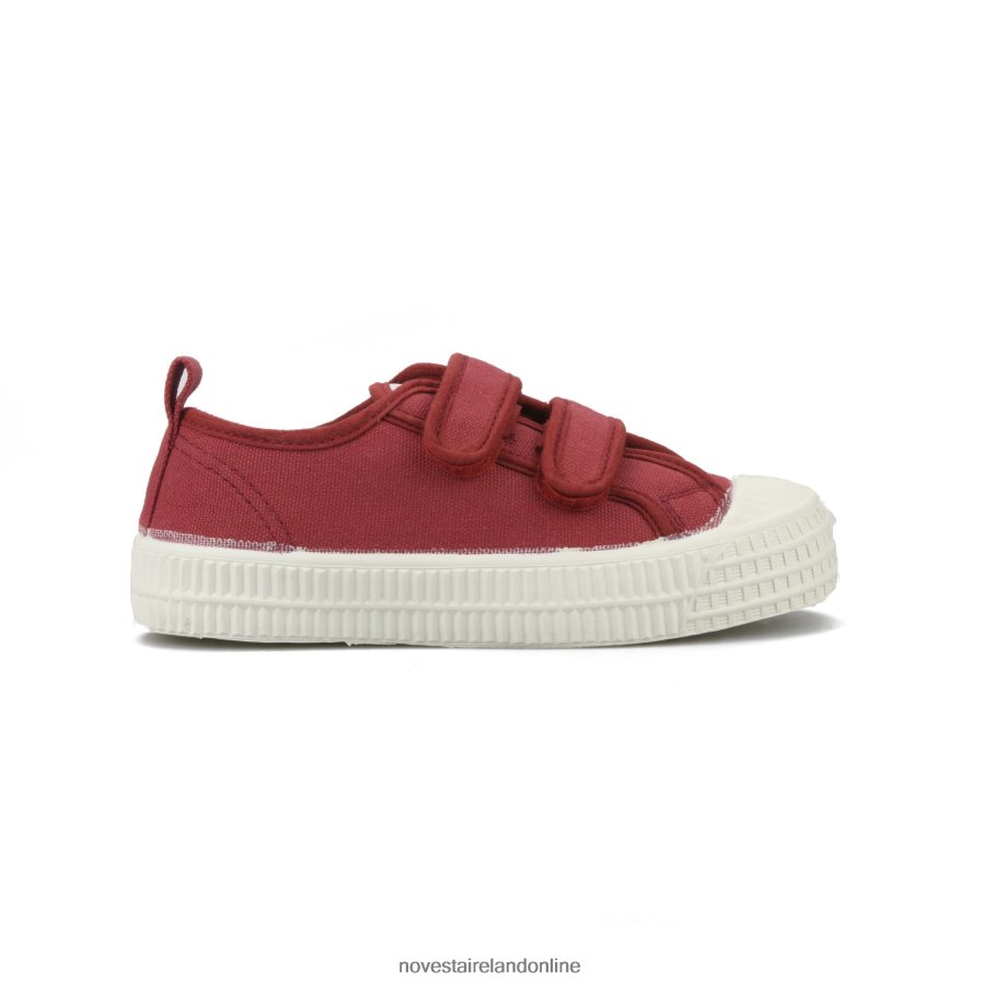 Novesta S.M.Kid Velcro 30 Red RF0PJF268 Vegan Shoes