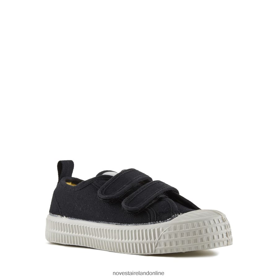Novesta S.M.Kid Velcro 60 Black RF0PJF266 Vegan Shoes
