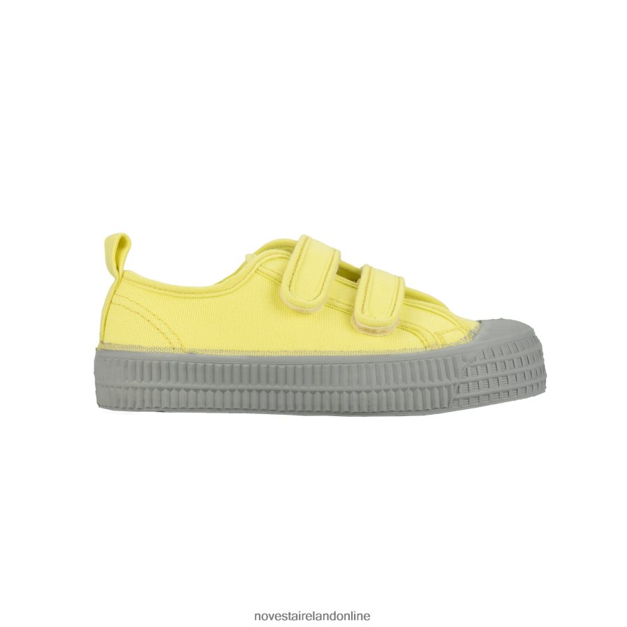 Novesta S.M.Kid Velcro 85 Ctr/212 Gry RF0PJF292 Vegan Shoes