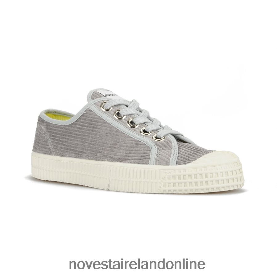 Novesta Star Master Corduroy Grey RF0PJF206 Vegan Shoes